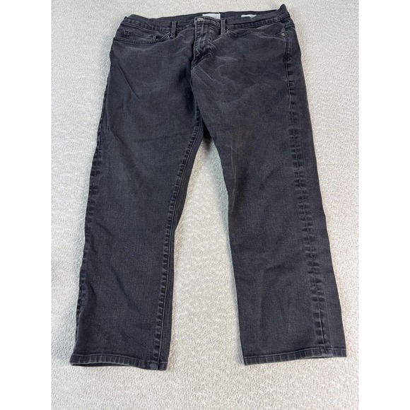 Frame L'Homme Slim Jeans Mens 36 Black Stretch Denim Classic Fit Casual Pants - Picture 1 of 8